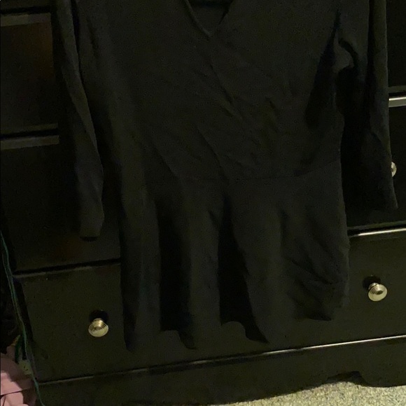 Lane Bryant Peplum choker blouse - Picture 3 of 6